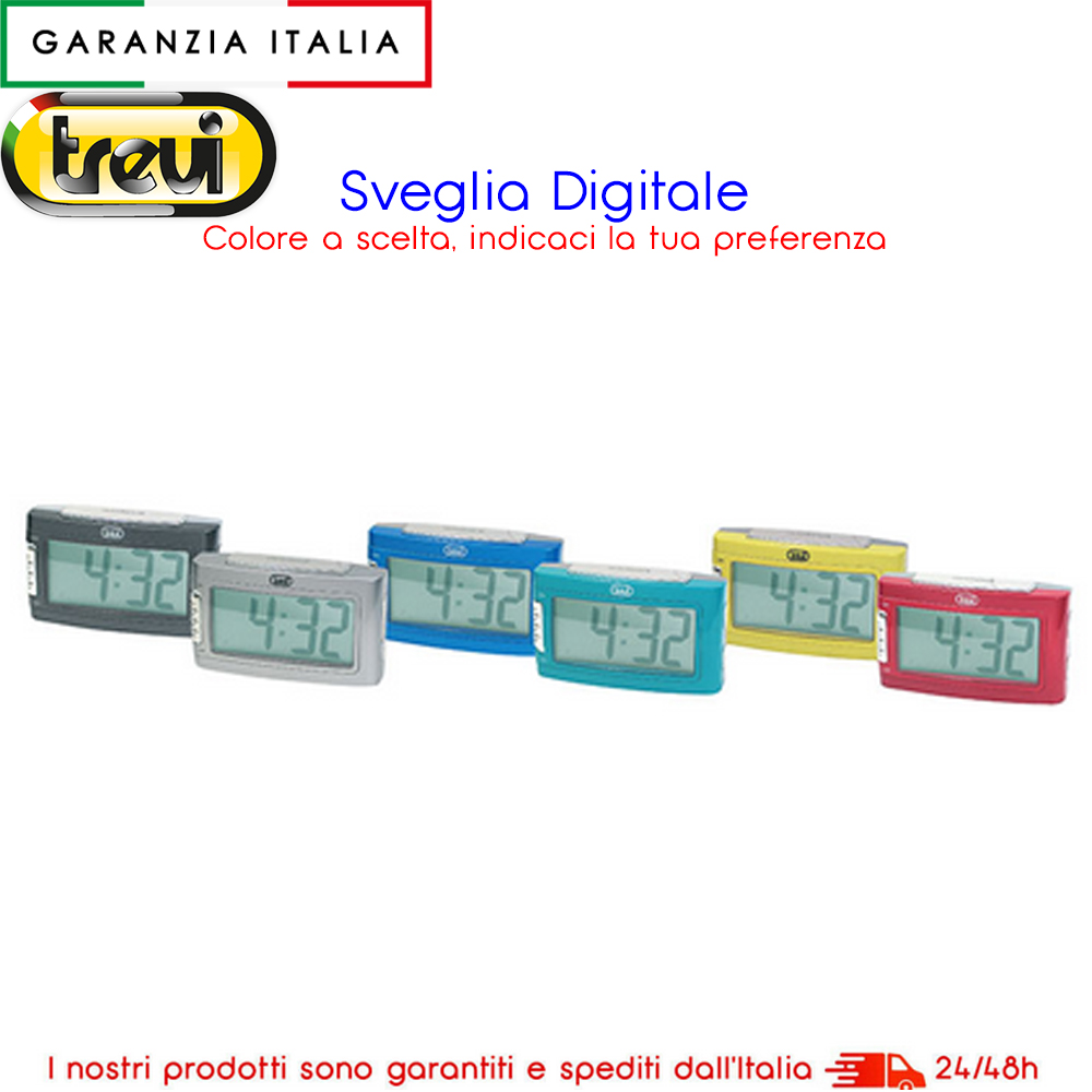 Orologio Digitale con Sveglia Trevi SLD 3062 - colori a scelta zoomable