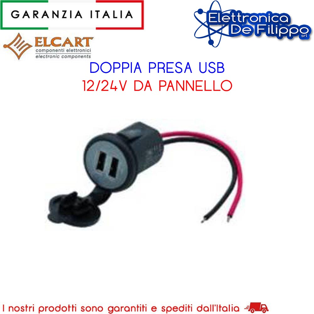 0801526 00 A000 Alimentatori elettronicadefilippo srl Elcart | Alimentatori USB | ALIMENTATORE CON PRESA USB