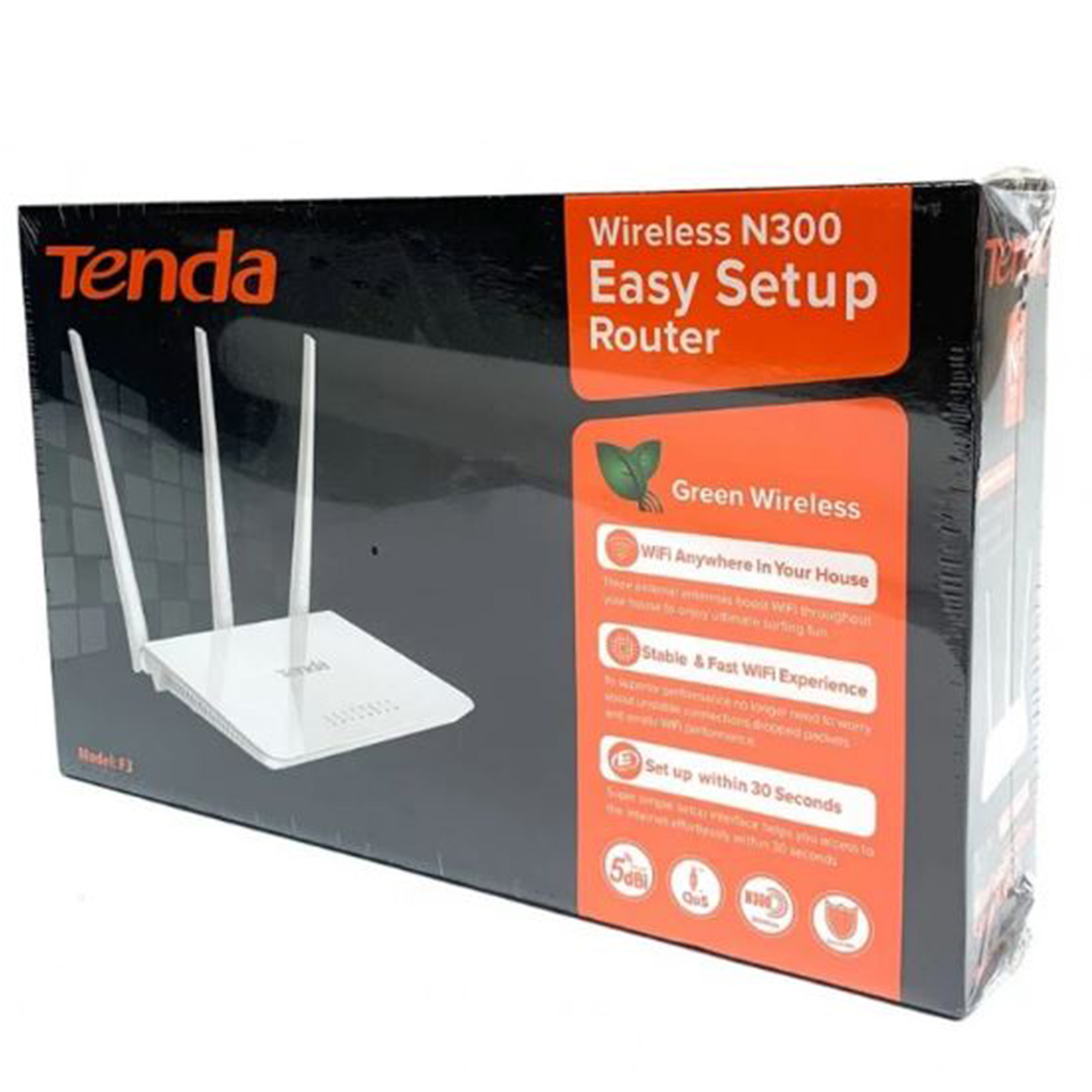 Prodotto: F3 - TENDA F3 Router Wireless N 300Mbps 4 porte LAN di