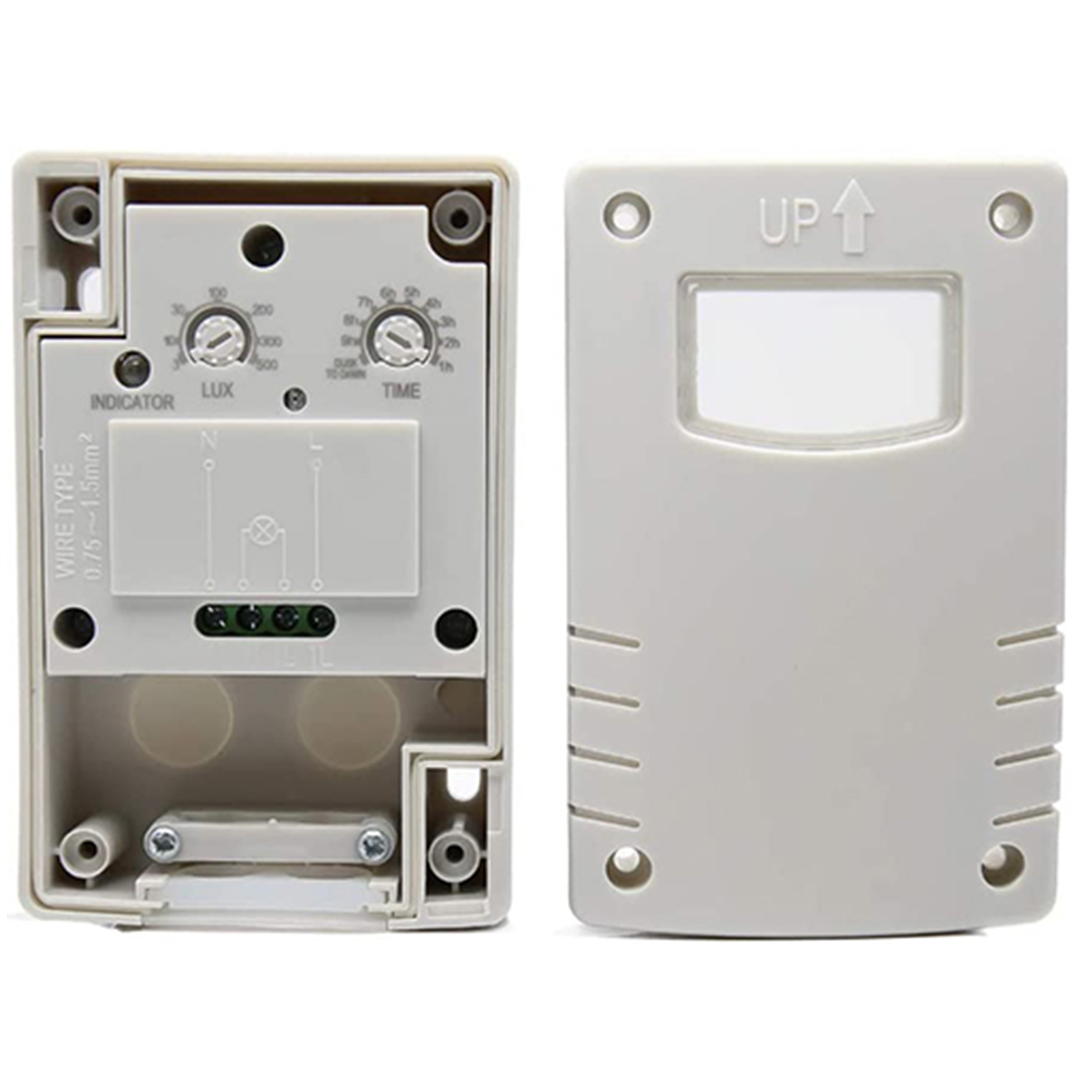 Interruttore Crepuscolare Con Sensore Di Luce 220V 10A - Controllo Automatico Per Illuminazione Stradale, Giardini E Fabbriche