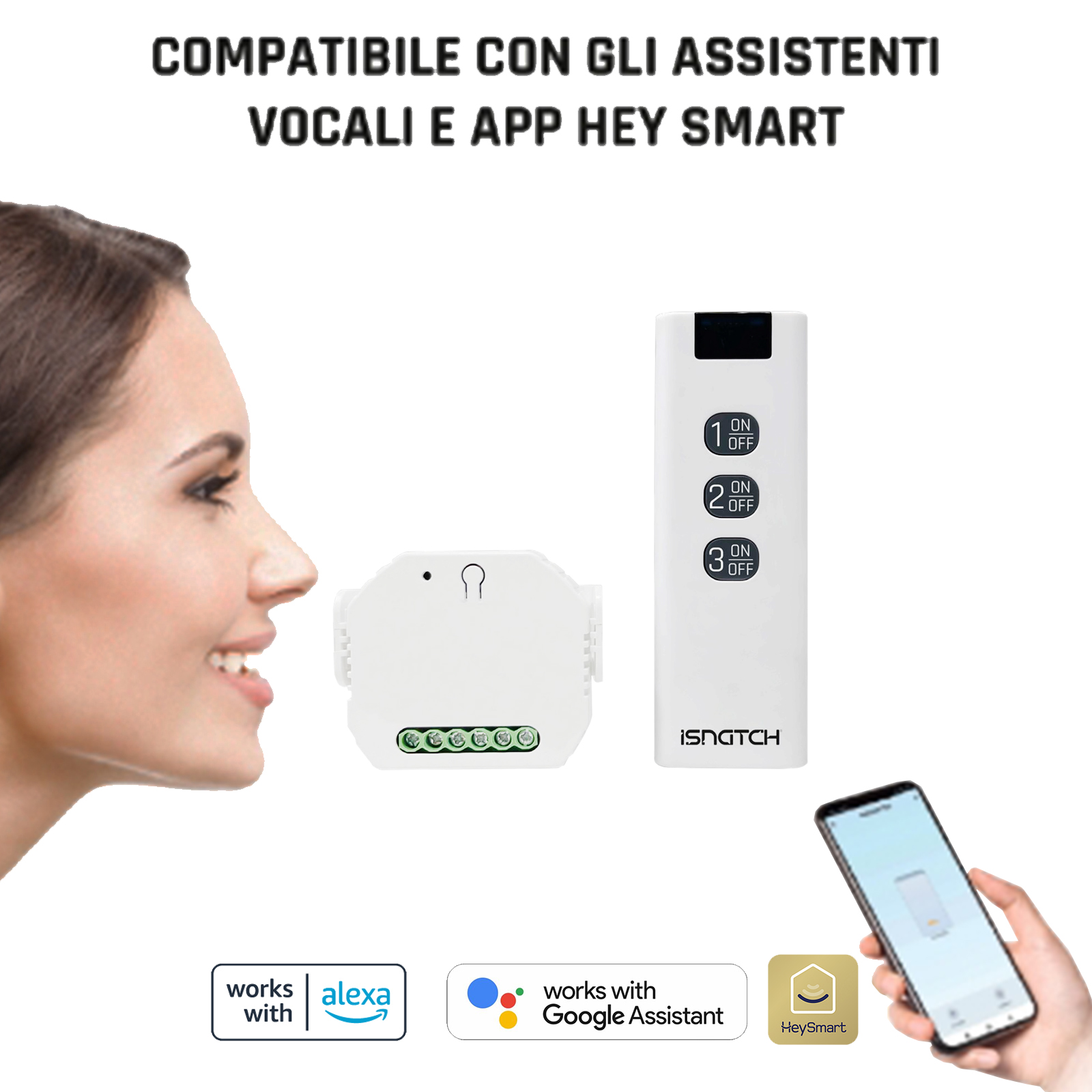 68681067 - Domotica & Smart Accessories - elettronicadefilippo srl - Interruttore  Smart - Interruttore Wi-Fi Per Luci