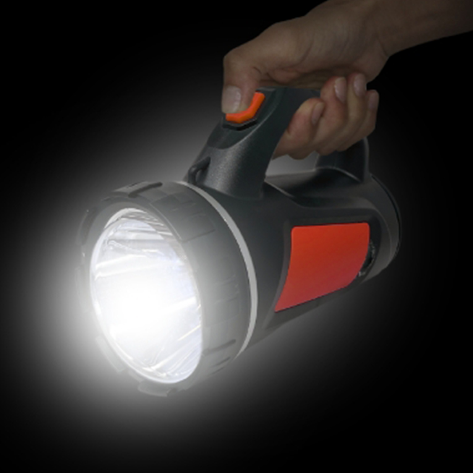 Wokii Faro super luminoso a LED ricaricabile ad alta potenza faro da campeggio con funzione di banca di potere riflettore esterno impermeabile, torcia portatile