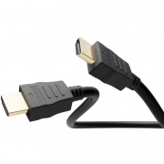 Cavo HDMI - 0,5 mt - Tondo - PVC - Nero