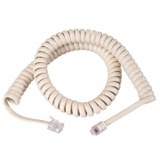 Cavetto Telefonico Spirlato 5 mt Spina 4P4C / Spina 4P4C