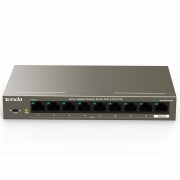 Switch Rete Gigabit 9 Porte 10/100/1000 Con 8 Porte PoE e Con 1 Porta Di Uplink