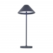 Lampada da Tavolo In Alluminio a Batteria 3W Nera