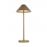 Lampada da Tavolo In Alluminio a Batteria 3W Bronzo