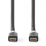 Cavo USB 3.2 Type-C USB-C Maschio 2.00 m Carica Veloce