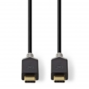 Cavo USB 3.2 Type-C 4K@60Hz USB-C Maschio 2.00 m Carica Veloce