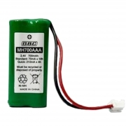 Batteria Ricaricabile Ni-Mh Per Cordless 2,4V 700mAh