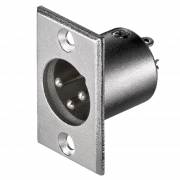 Spina Microfonica XLR 3 Poli Da Pannello