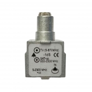 Presa Demix TV - SAT Con Connettore IEC Per La TV e F Per Il SAT