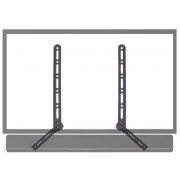 Supporto Soundbar Retro TV Da 32 a 70 Pollici 15Kg