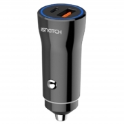 Alimentatore Per Auto USB 3.0 Carica Veloce e USB Type C