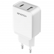 Alimentatore 36W 3A Con Presa USB e USB-Type C