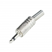 Spina Jack 3,5mm Mono Metallica Con Molla Guidacavo