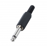 Spina Jack 6,3mm Mono Con Guidacavo