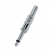 Spina Jack 6,3mm Mono Metallica Con Molla Guidacavo