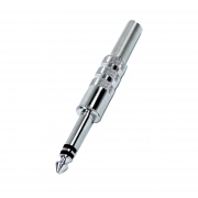 Spina Jack 6,3mm Stereo Metallica Con Molla Guidacavo