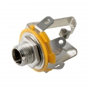 Presa Jack 6,3mm Mono Da Pannello Con Interruttore N.C.