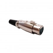 Presa Microfonica XLR Con Aggancio 4 Poli