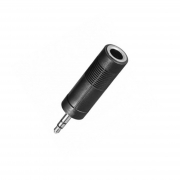 Adattatore Jack Da Spina 3,5mm Stereo a Presa 6,3mm Stereo