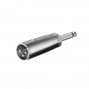 Adattatore Microfonico XLR Da Spina 3 Poli XLR a Spina Jack 6,3mm Mono