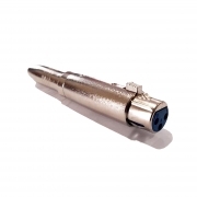 Adattatore Microfonico XLR Da Presa 3 Poli XLR a Presa Jack 6,3mm Mono