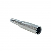 Adattatore Microfonico XLR Da Spina 3 Poli XLR a Presa Jack 6,3mm Stereo