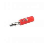 Spina Banana Diametro 4mm Rossa