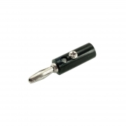 Spina Banana Diametro 4mm Nera