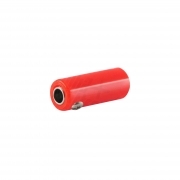 Presa Banana Diametro 4mm Rossa