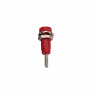 Boccola Da Pannello Isolata Per Spine Banana Diametro 2mm Rossa