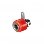 Boccola Da Pannello Per Spine Banana Diametro 4mm Rossa