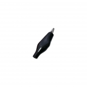 Pinza a Coccodrillo Isolata 27mm Nera