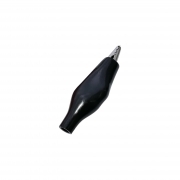 Pinza a Coccodrillo Isolata 44mm Nera