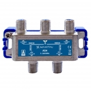 Partitore Da Interno 4 Uscite Con Connettore F
