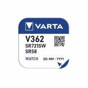 Batteria a Bottone All'Ossido D'Argento 362 Da 1,55V