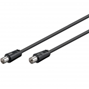 Cavo Antenna Maschio/Femmina 5 mt Nero