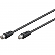 Cavo Antenna Maschio/Maschio 1,5 mt Nero