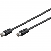 Cavo Antenna Maschio/Maschio 2,5 mt Nero