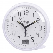 Orologio Al Quarzo Con Sveglia Bianco
