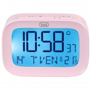 Orologio Digitale Rosa Con Sveglia e Termometro