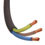 Cavo Elettrico Tripolare Tondo 3x1,50mm In Rame 10 Metri