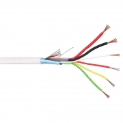 Cavo Allarme Schermato In CCA 4x0,22mm - 2x0,5mm 60 Metri