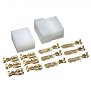 Kit Blocchetto Maschio-Femmina 6 Poli Faston Passo 6,3mm