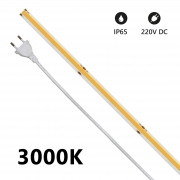Striscia a LED COB IP65 3000K - 220V - 14W/m - 1200lm/m - 14 Metri