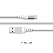 Cavo USB Rinforzato Da USB a Micro USB 2.1A 2 Metri