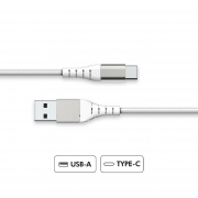Cavo USB Rinforzato Da USB a USB-C 3A 1,2 Metri