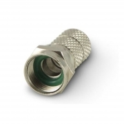 25 Connettori F Maschio Con O-Ring Per Cavo 6,8 mm